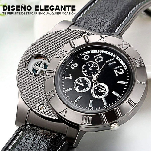Reloj Encendedor Electronico Recargable Usb Con Sensor
