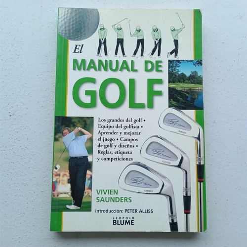 El Manual De Golf. Vivien Saunders. Leopold Blume. 2000. Lib