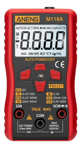 Medidor Multifuncional Ohm Trms Tester Diodo De Capacitancia