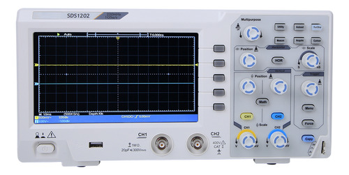 Osciloscopio Digital Sds1202 200 Mhz 1 Gs/s 7 Pulgadas Lcd