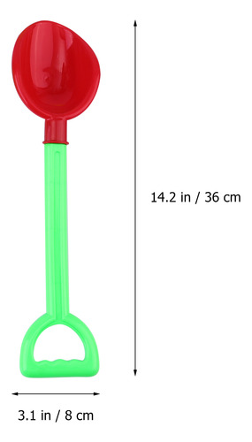 Mini Palas De Arena De Plástico Para Niños, 8 Unidades