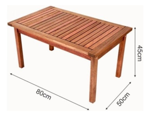 Mesa Lateral Para Jardim Madeira Maciça Taj Cedro Acwt