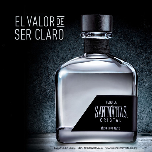 Caja De Tequila San Matías Cristal - 6 Botellas De 750ml C/u