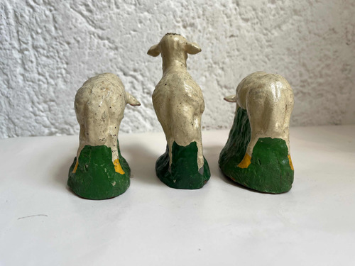 Figuras Antiguas Borregos Nacimiento (Usado)