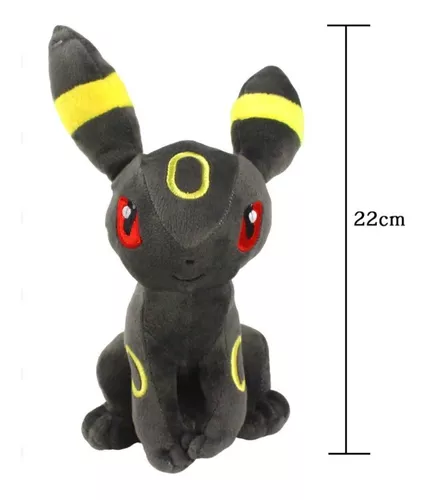 Umbreon Evoluções Evolution Eevee Pokemon Pelúcia 22cm