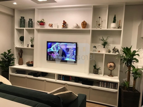 Imagem 3 de 30 de Apartamento Duplex A Venda Com 2 Dormitórios Vista Para O Mar Na Pompéia Em Santos - Ap00907 - 70711772