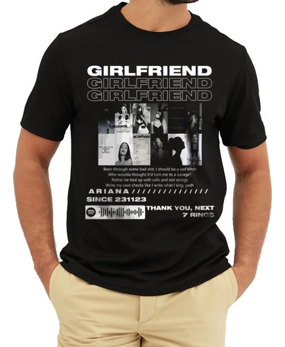 Camiseta Pareja Girlfirend Tiktok Personalizada Unisex