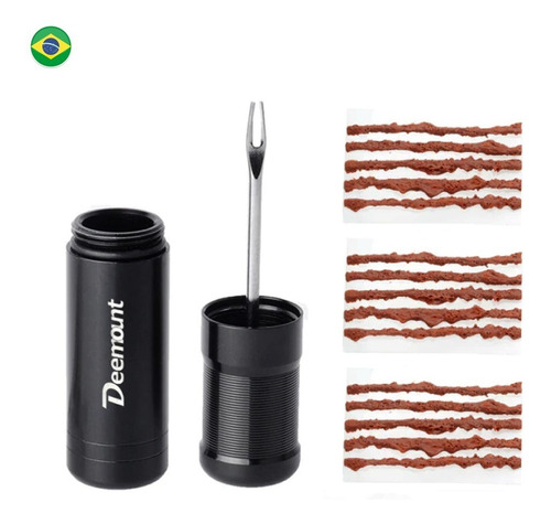 Kit Ferramenta Espeto Reparo Pneu Macarrão Tubeless Bike