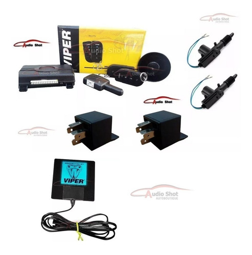 Alarma Viper 3106v +2seguros Electricos+2 Relays+ Led Viper 