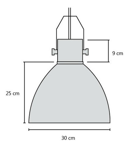 Imagen 4 de 4 de Colgante Burgos Blanco Metal Y Madera 30cm