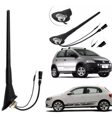 Antena Gol G5 Golf Polo Fox Saveiro Parati C/ Conector Orig