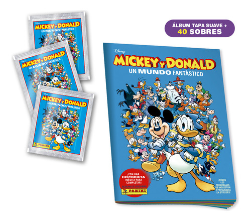 Pack Mickey Y Donald (álbum + 40 Sobres)