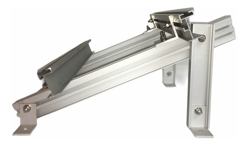 Imagen 3 de 4 de Kit Estructura / Base Para Paneles Solares 6x1