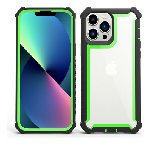 Funda Case De Samsung A12 Bumper Antishock Verde Resistente