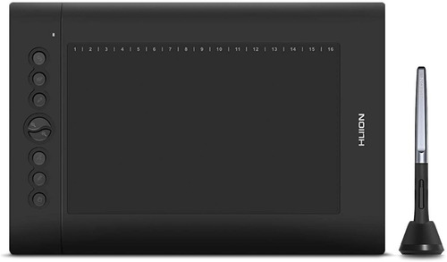 Tableta Gráfica Huion H610 Pro V2 8192 Niveles De Presión