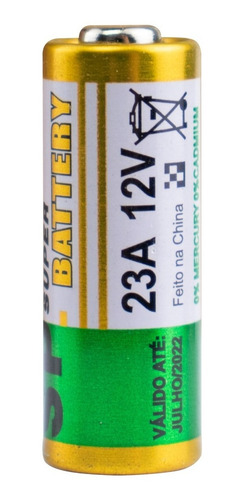 Imagem 7 de 7 de Cartela C/ 5 Baterias A23 12v Pilha Controle Portão Alarme