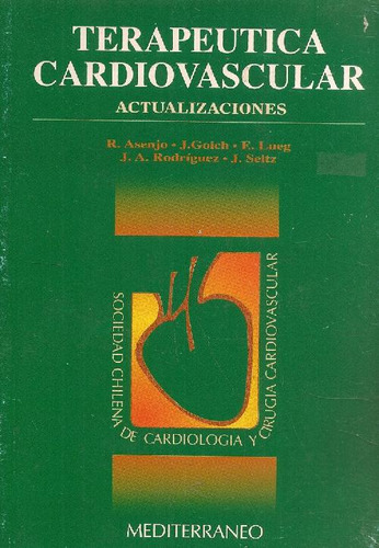 Libro Terapeutica Cardiovascular. Actualizaciones De Rene As