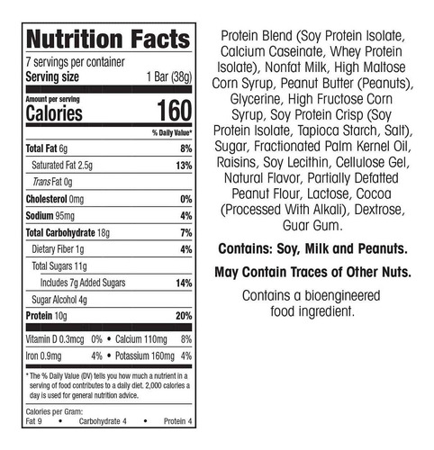 Wonderslim Protein Snack Bar, Peanut Butter Crunch - 150 Cal