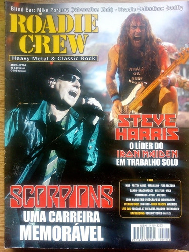 Lote De 6 Revistas Roadie Creew Heavy Metal 