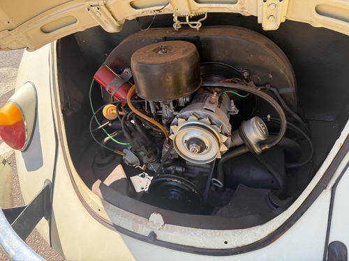 Fusca 74 Branco Motor 1300 C/ Alternador