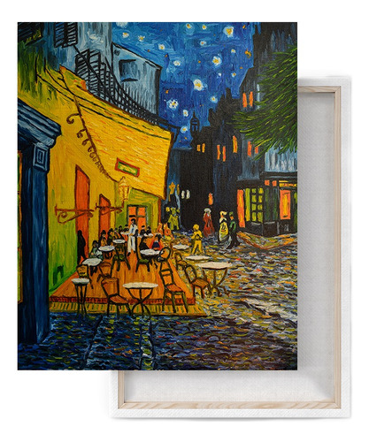 Cuadro Canvas Van Gogh Terraza De Café Para Recamara 30x40cm