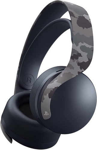 Audífonos Gamer Inalámbricos Playstation Pulse 3d Gray Camo Color Gris