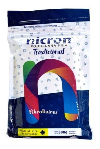 2 Porcelanas Fria Nicron Tradicional  500 Gr