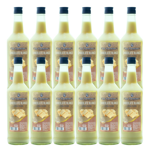 Licor Chocolate Blanco Argentino Calidad Cream Nacional X12