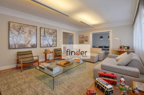 Alfred Na Alameda Fernão Cardim, 346. Apartamento Reformado À Venda, 179m², 3 Dormitórios, 1 Suíte E 2 Vagas. Jardim Paulista. 850m Do Dante Alighieri - Ap13239