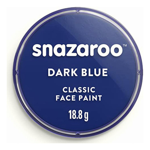 Snazaroo Pintura Facial Tono Dark Blue 18 Ml