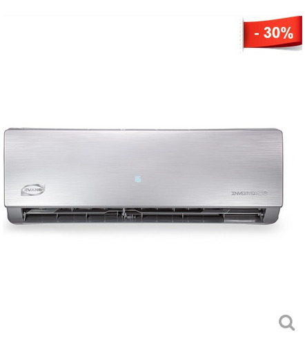 Minisplit Evans Frío/calor 1 Ton/12000 Btu Control Wifi 220v