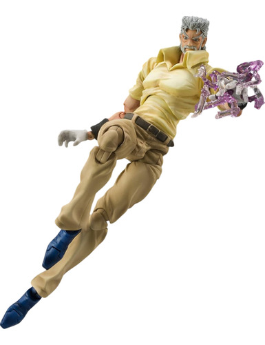 Jojo's Bizarre Adventure 3 Joseph Joestar Iggy Action Figure