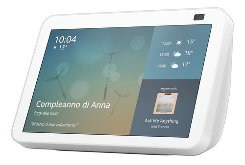 Imagen 3 de 3 de Amazon Echo Show 8 2nd Gen con asistente virtual Alexa, pantalla integrada de 8" glacier white 110V/240V