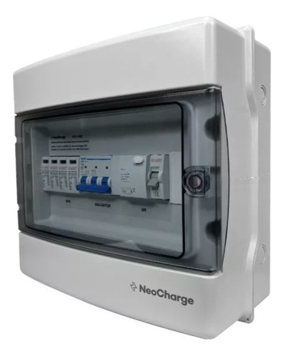Kit Carro Elétrico Carregador + Quadro Proteção Wallbox 22kw