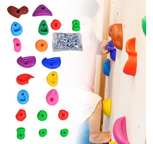 Soportes Para Escalada En Roca, Kit De Juego De 20 Piezas