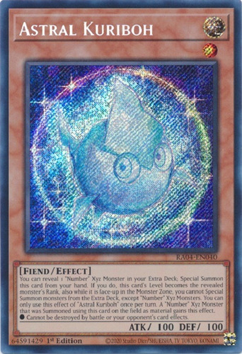 Astral Kuriboh (scr) - Mysterytcg Ra04-en040-tr Inglés
