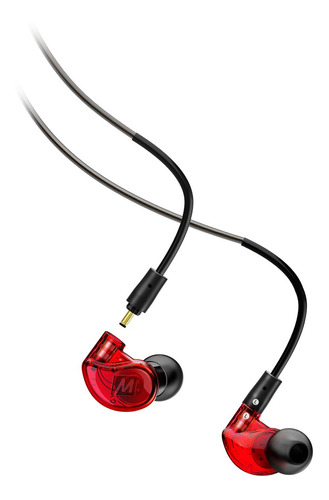 Fone De Ouvido Mee Audio In-ear M6prog2-rd Vermelho