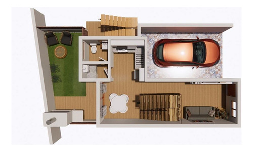 Duplex Santa Rita 2 Dorm Terraza Propia Pileta Esc