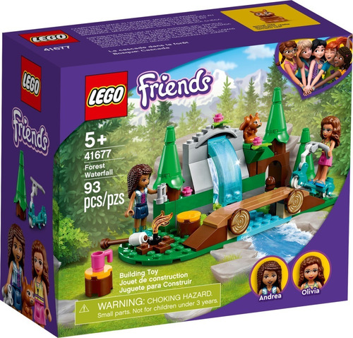 Imagem 1 de 8 de Lego Para Meninas Friends Cachoeira Na Floresta - 41677