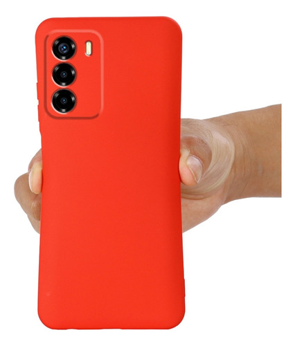 Compatible Funda De Silicona Líquida For Zte Axon 50 Lite