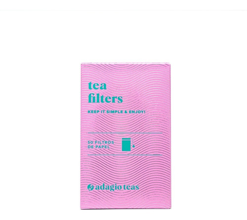 Adagio Teas Filtros De Papel Iridescent (50)