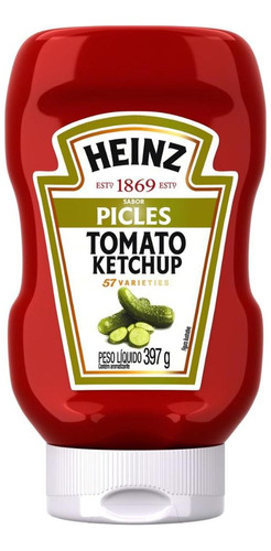 Ketchup Heinz Sabor Picles 397g