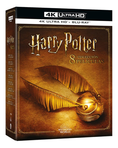 Harry Potter Saga De 8 Películas 4k Uhd 8xbd25 Latino 5.1ex