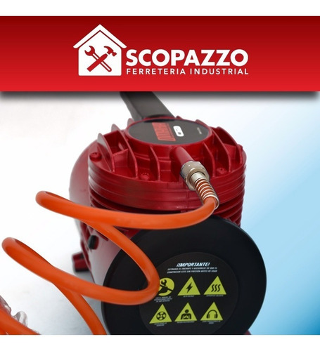 Equipo De Pintar Compresor Omaha Pistola Hvlp + 2 Boquillas