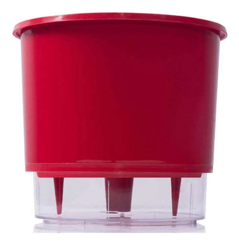 Vaso Raiz Auto Irrigável N3 16x14cm Vermelho Autoirrigável