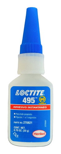 Adhesivo Instantáneo Loctite 495 De 20 Gr 