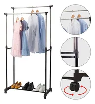 Comprar Cabideiro De Roupas Arara Com Sapateira Chão Regulável Casa