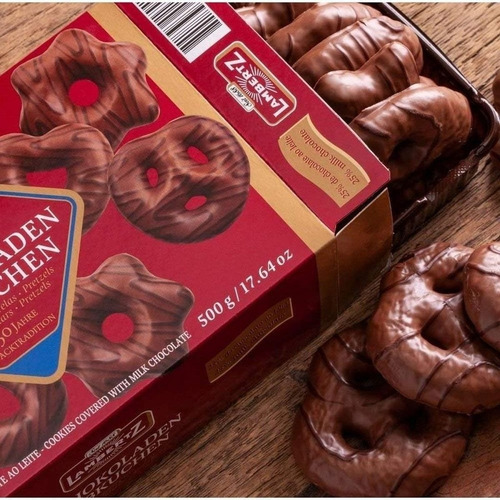 Biscoito Pão De Mel Schokoladen Lambertz Doce Importado 500g