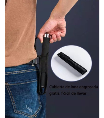 Kit Tactico Defensa Personal Gas Pimienta Bastón Retráctil