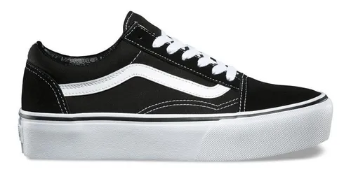 Vans negros con linea blanca new arrivals